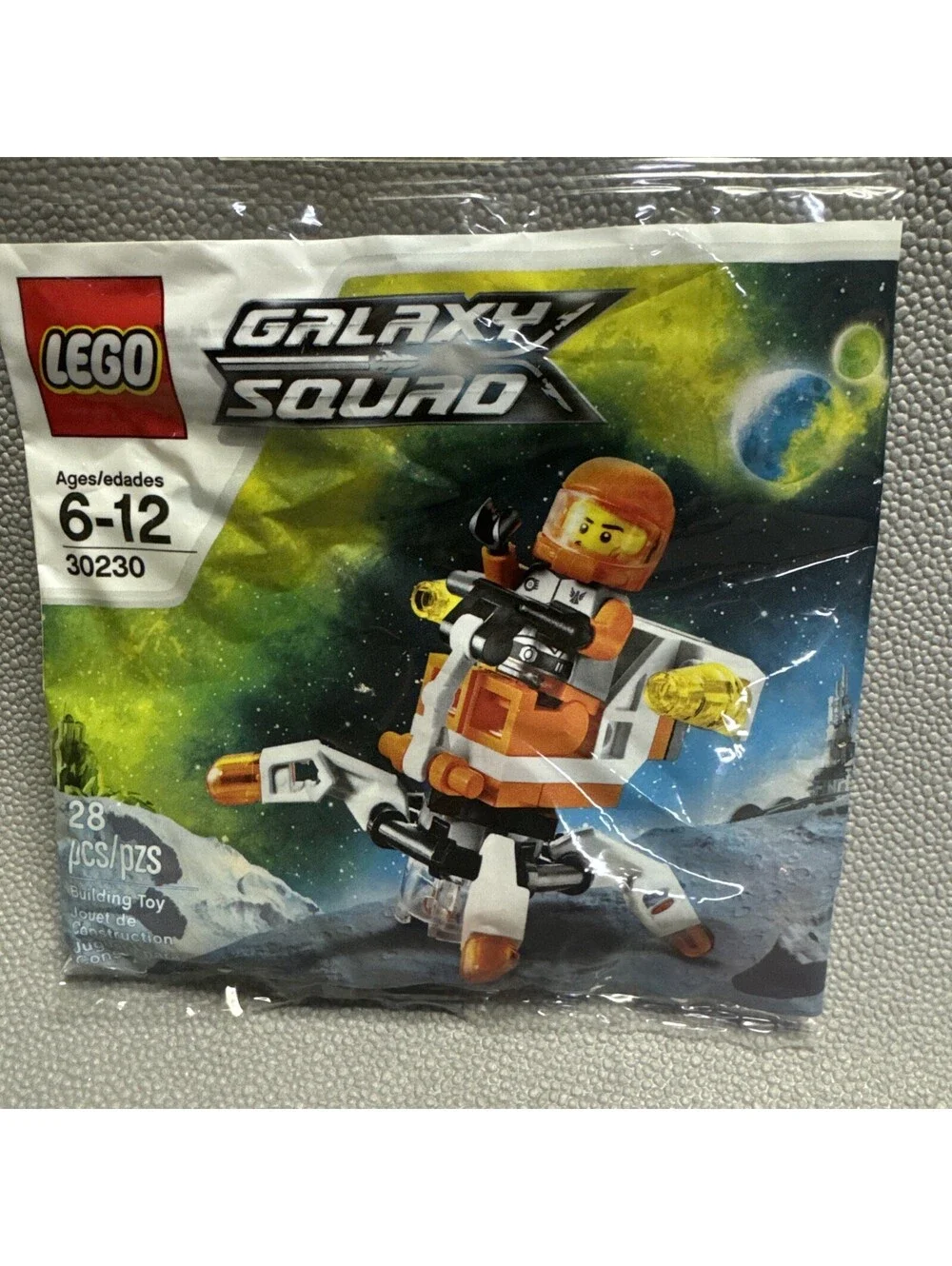 LEGO Galaxy Squad Space Mini Mech (30230) Spaceman 28pc New Retired Polybag